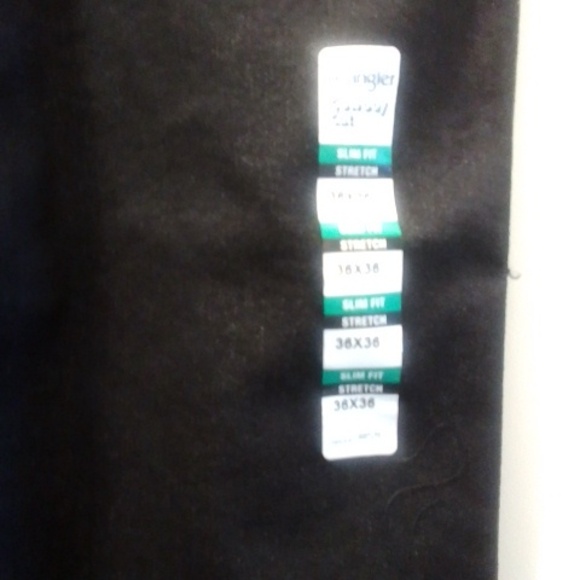 Wrangler Slim Fit Cowboy Cut Jeans - Black - Picture 3 of 3